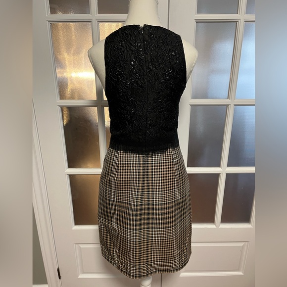 3.1 Phillip Lim Paneled Cloqué and Houndstooth Wool-Tweed Dress - Picture 5 of 15